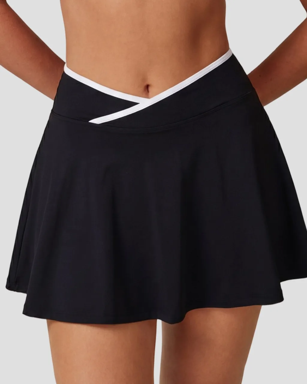 Falda Deportiva Yoga Y Tenis - azul marino