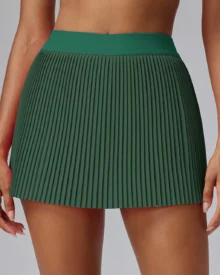 Quick Dry 2-In-1 Badminton Tennis Skort - Forest Green
