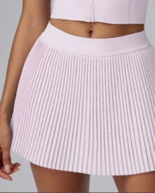 Quick Dry 2-In-1 Badminton Tennis Skort - Light Pink