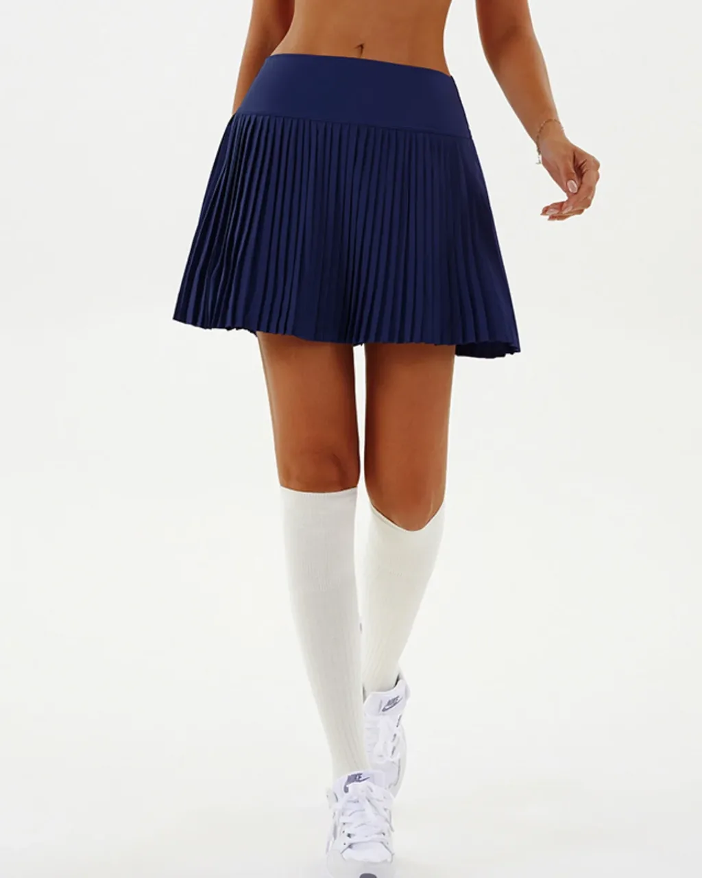 Flowey Flex: Leggings Antideslizantes Para Tenis, Bádminton Y Golf - azul marino