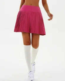 Flowey Pleated Anti-Exposure Badminton Golf Tennis - Red