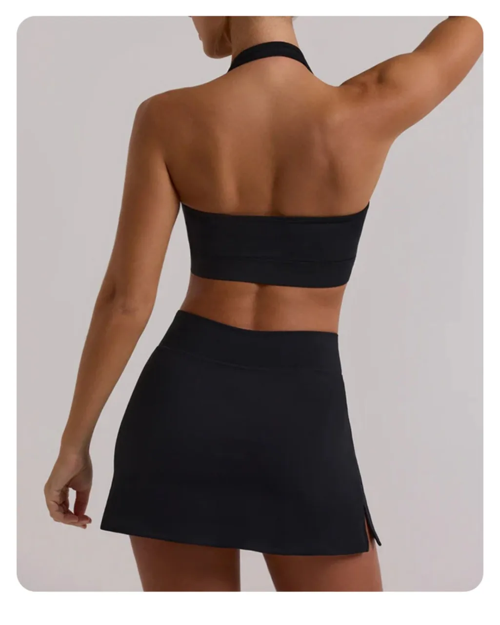 Skort Deportivo Nude Con Sostén Integrado - azul marino