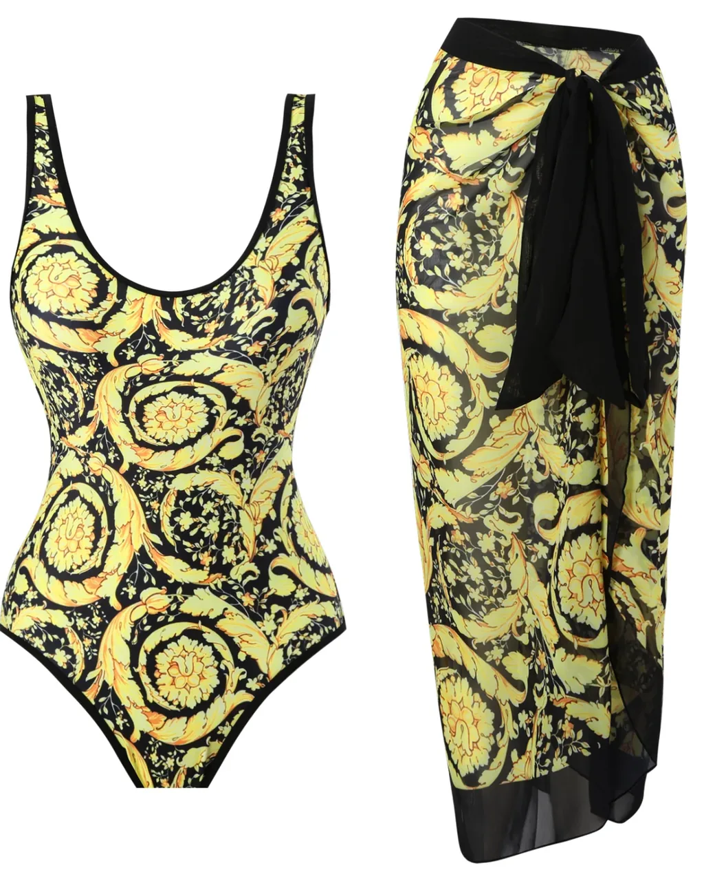 Conjunto Retro Elegante Para Actividad - negro Gold