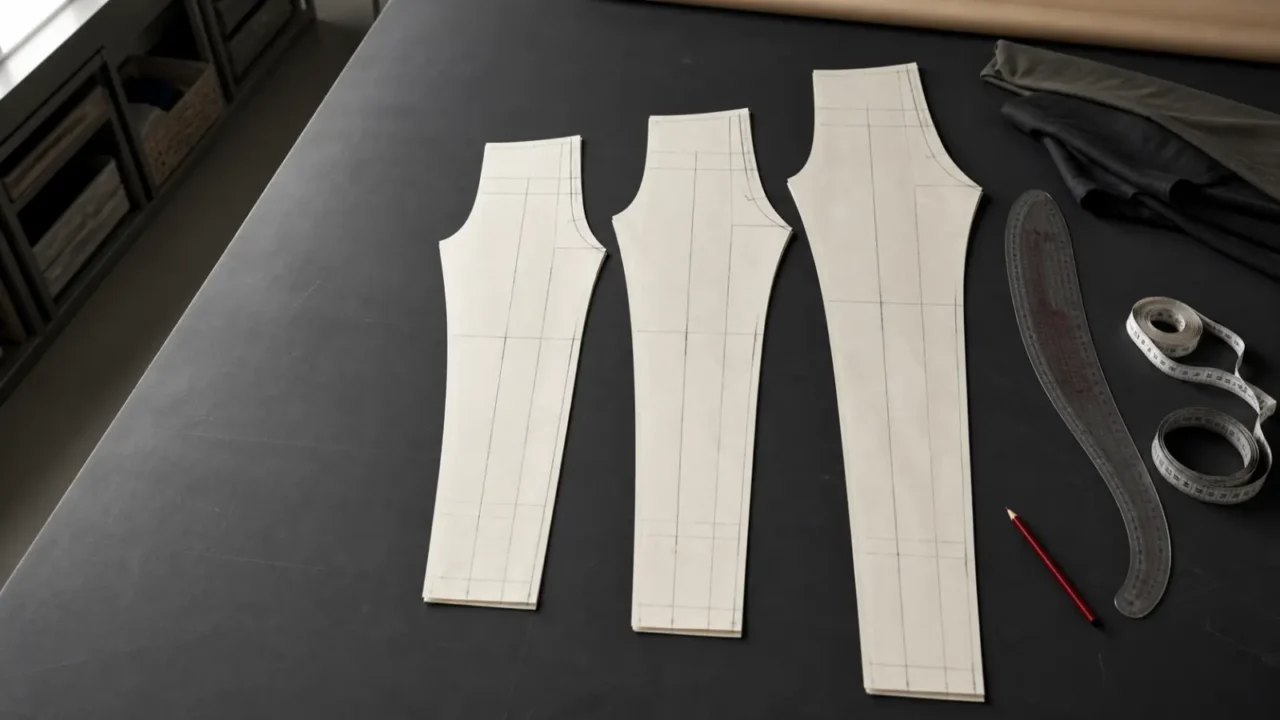 Activewear fabric and production detail