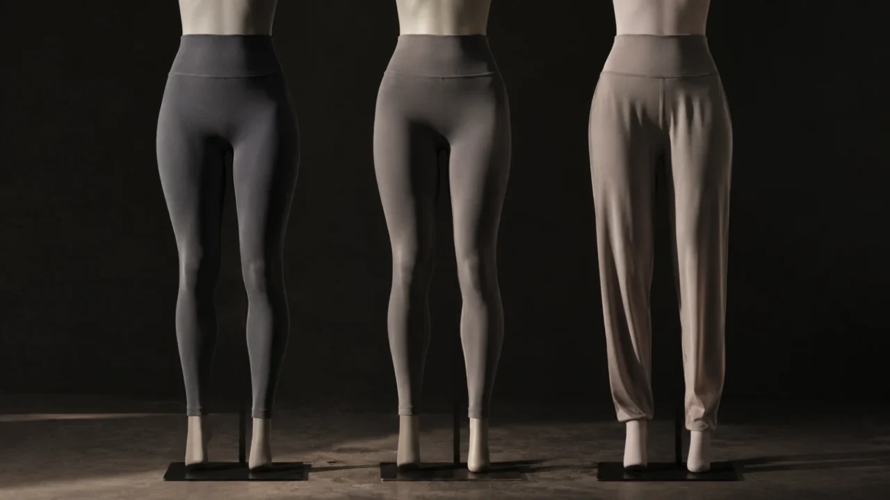 Activewear fabric and production detail