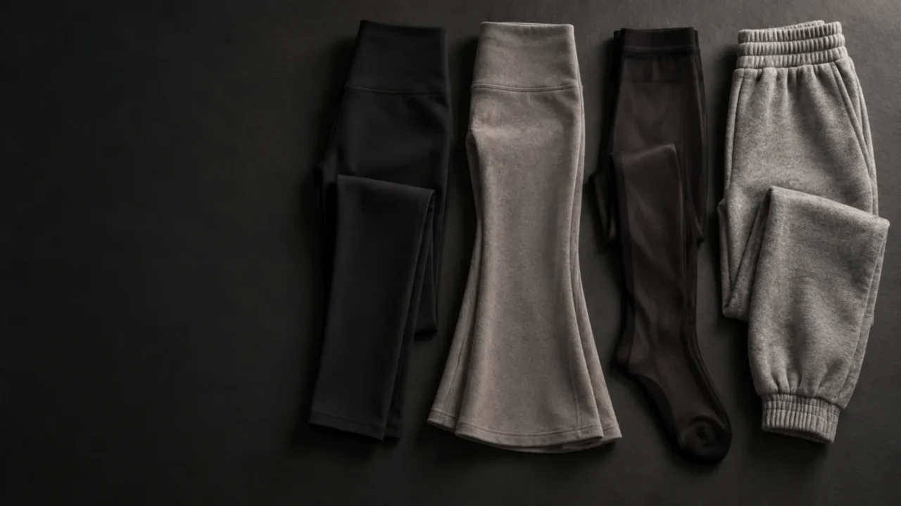 Leggings, pantalon de yoga acampanado, mallas finas y joggers
