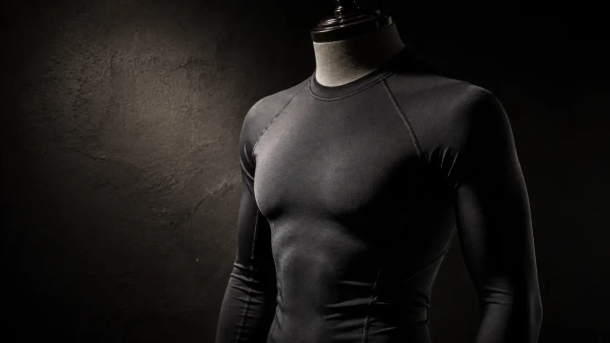 Activewear fabric and production detail