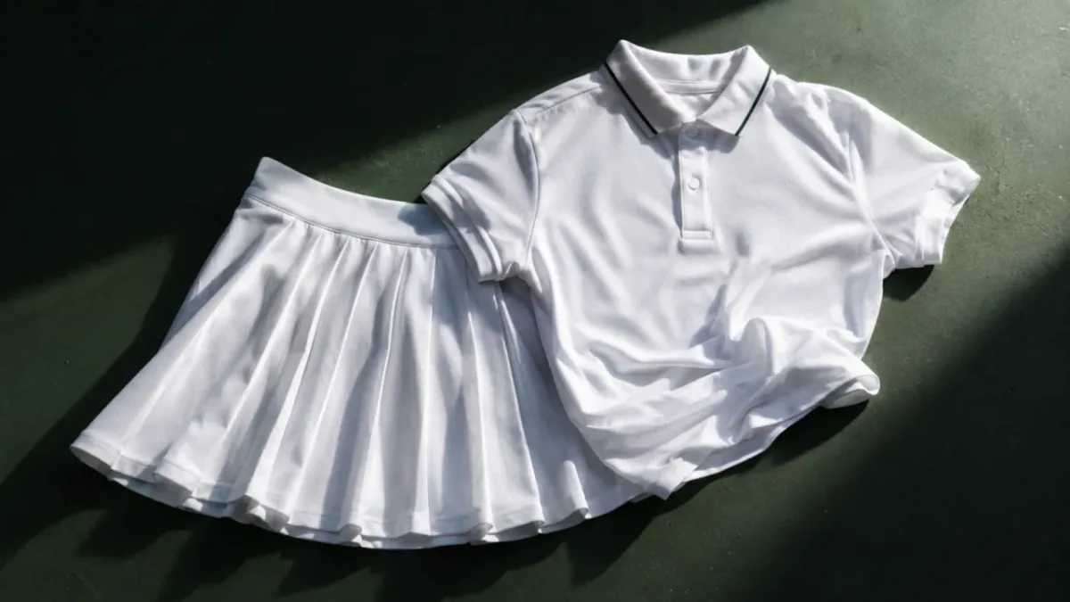 Activewear fabric and production detail