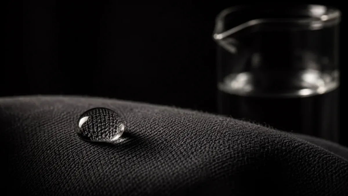 Activewear fabric and production detail